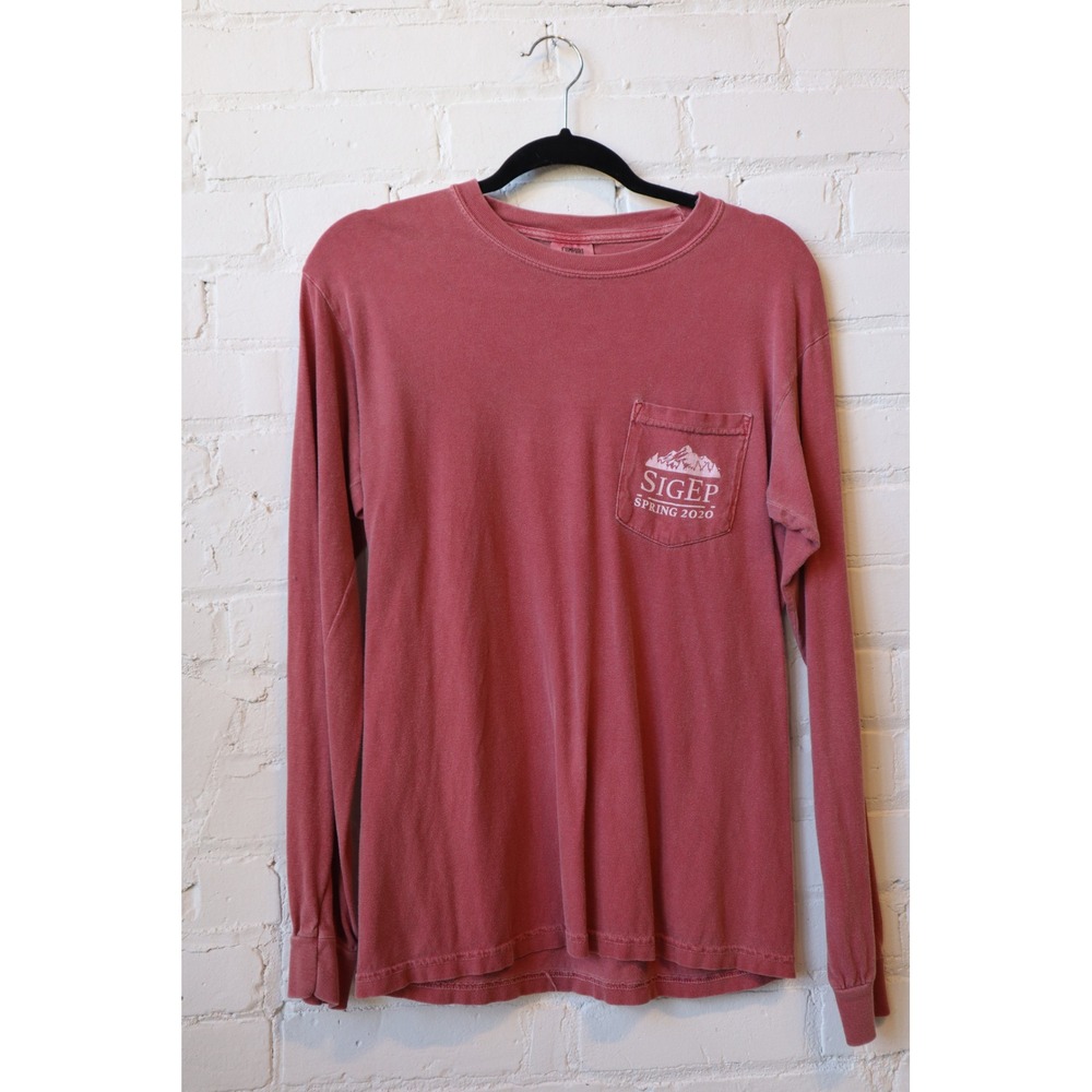 Comfort Colors SigEp Sigma Phi Epsilon Rochester NY Long Sleeve Pocket Tee Small